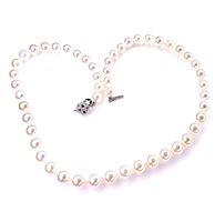 Collana Comete in Oro bianco Perla FSM 119 B - FSM 119 B